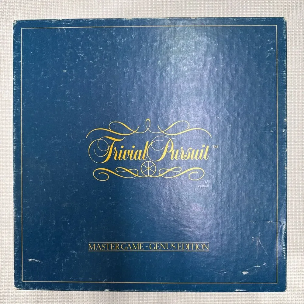 Vintage 1981 Trivial Pursuit Master Game Genus Edition - Complete Original 80s
